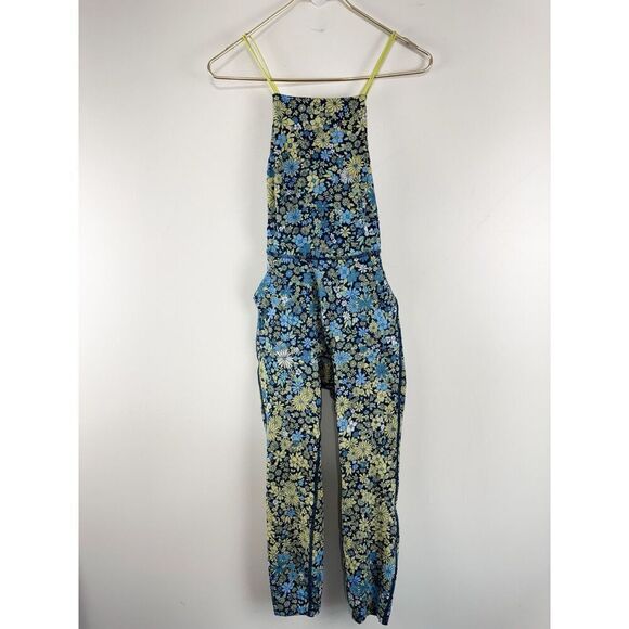 FREE PEOPLE FP MOVEMENT SHE'S GOT RHYTHM PRINTED ONE PIECE STRAPPY JUMPSUIT XS - Picture 7 of 7